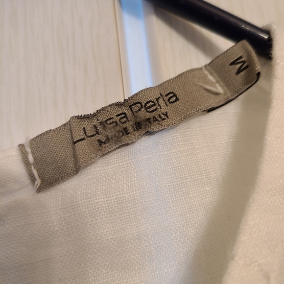 LUISA PERLA - White Dress Medium - Picture 3 of 3